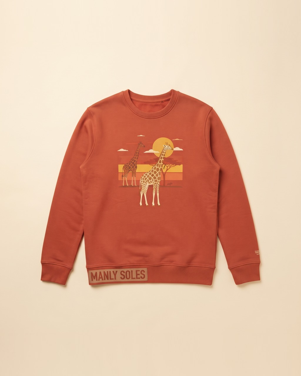 Giraffe Sunset Sweatshirt